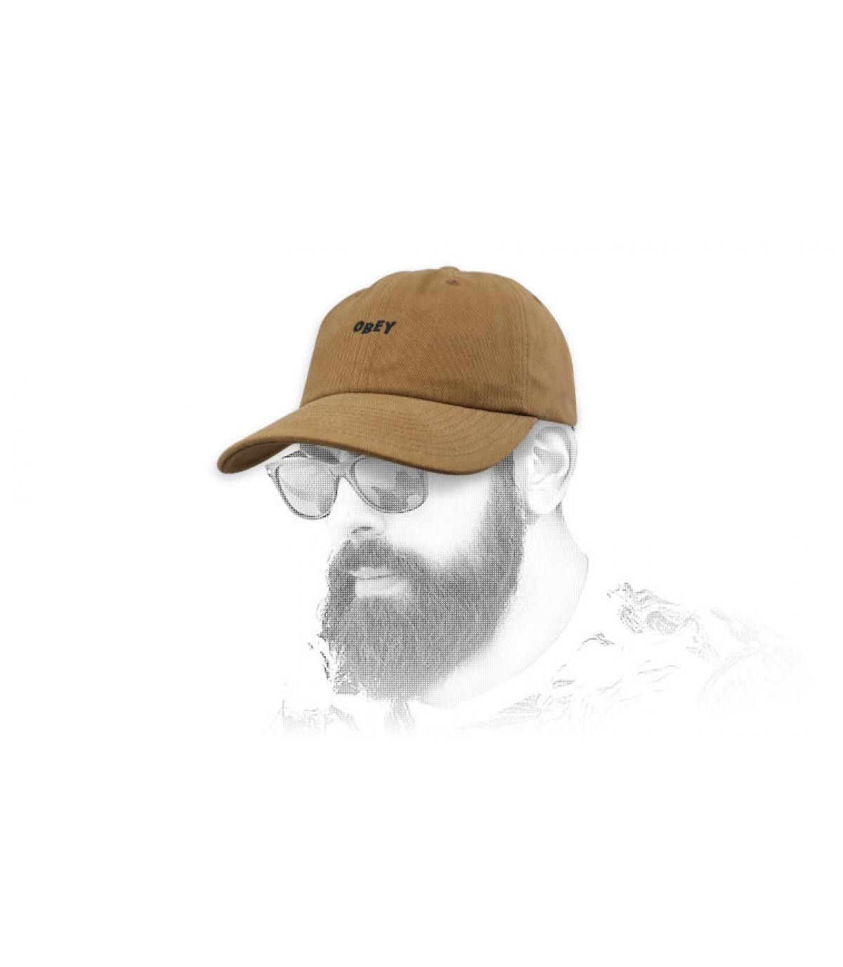 casquette curve Obey marron Cutty tapenade